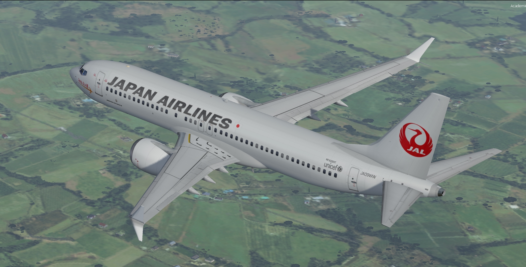 More Images For FSX 2FP3D Boeing 737 Max 8 Japan Airlines 28JAL 29 Package